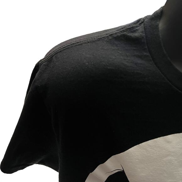 Disney Nightmare Before Christmas Jack Skellington Face on Black Shirt Halloween - Picture 5 of 10